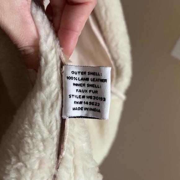 Lamb leather Walter Baker biker jacket - Picture 3 of 4